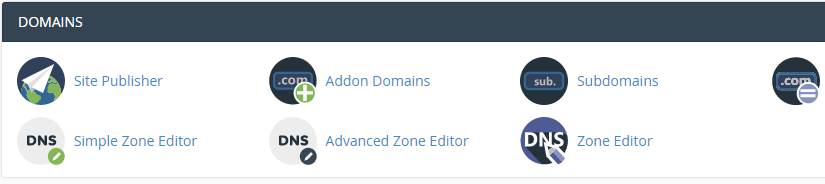 Not all registrars provide the same domain management features.